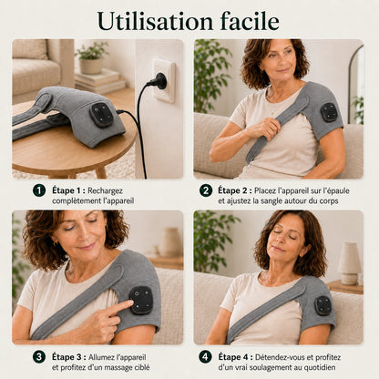Rajelon™ - Masseur d'épaule chauffant
